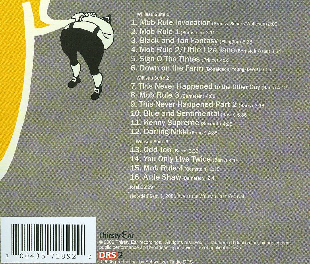 Sex Mob Meets Medeski: Live in Willisau cover art
