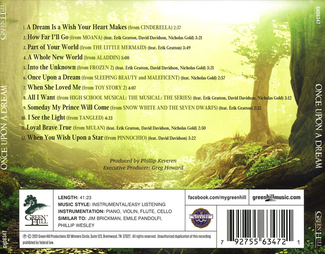 Once Upon a Dream: Instrumental Renditions of Disney Favorites cover art