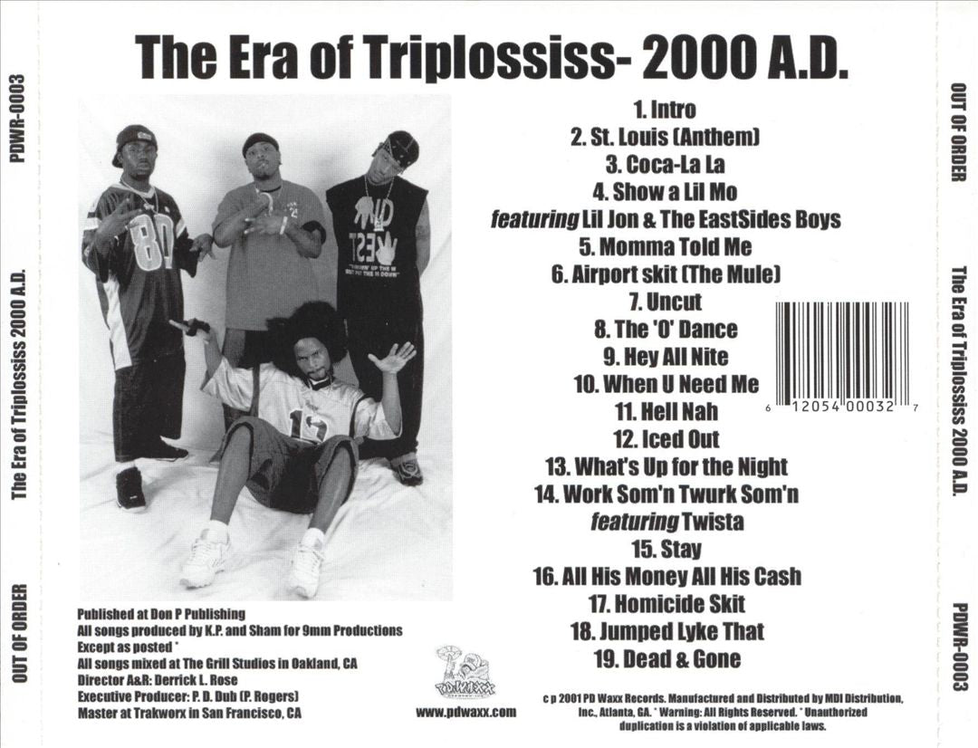 2000 A.D. Era of Triplossis cover art