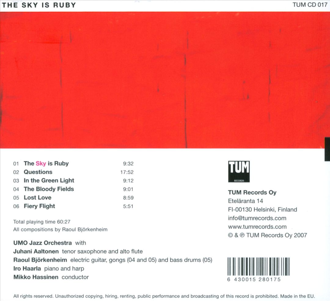 The Sky Is Ruby cover art