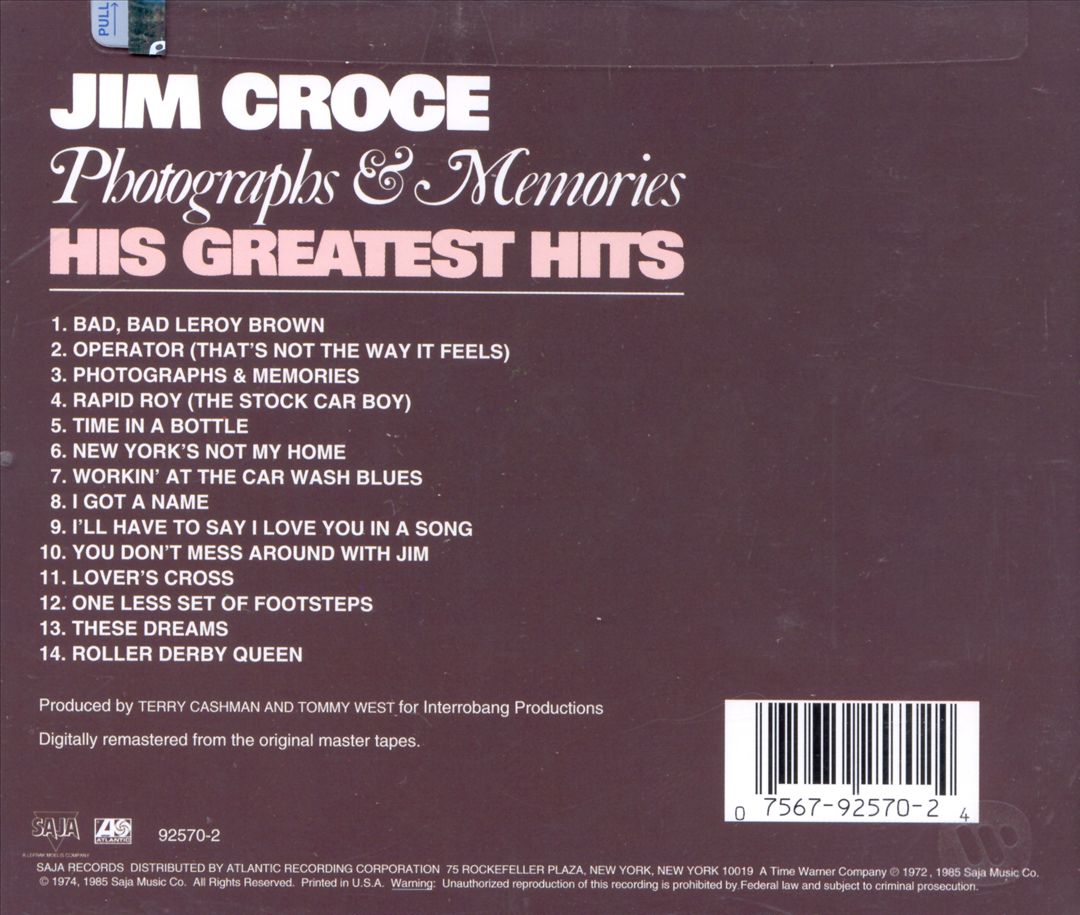 Photographs & Memories: His Greatest Hits cover art