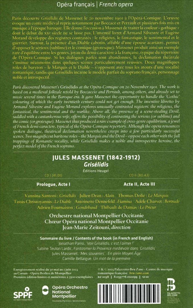 Jules Massenet: Grisélidis cover art