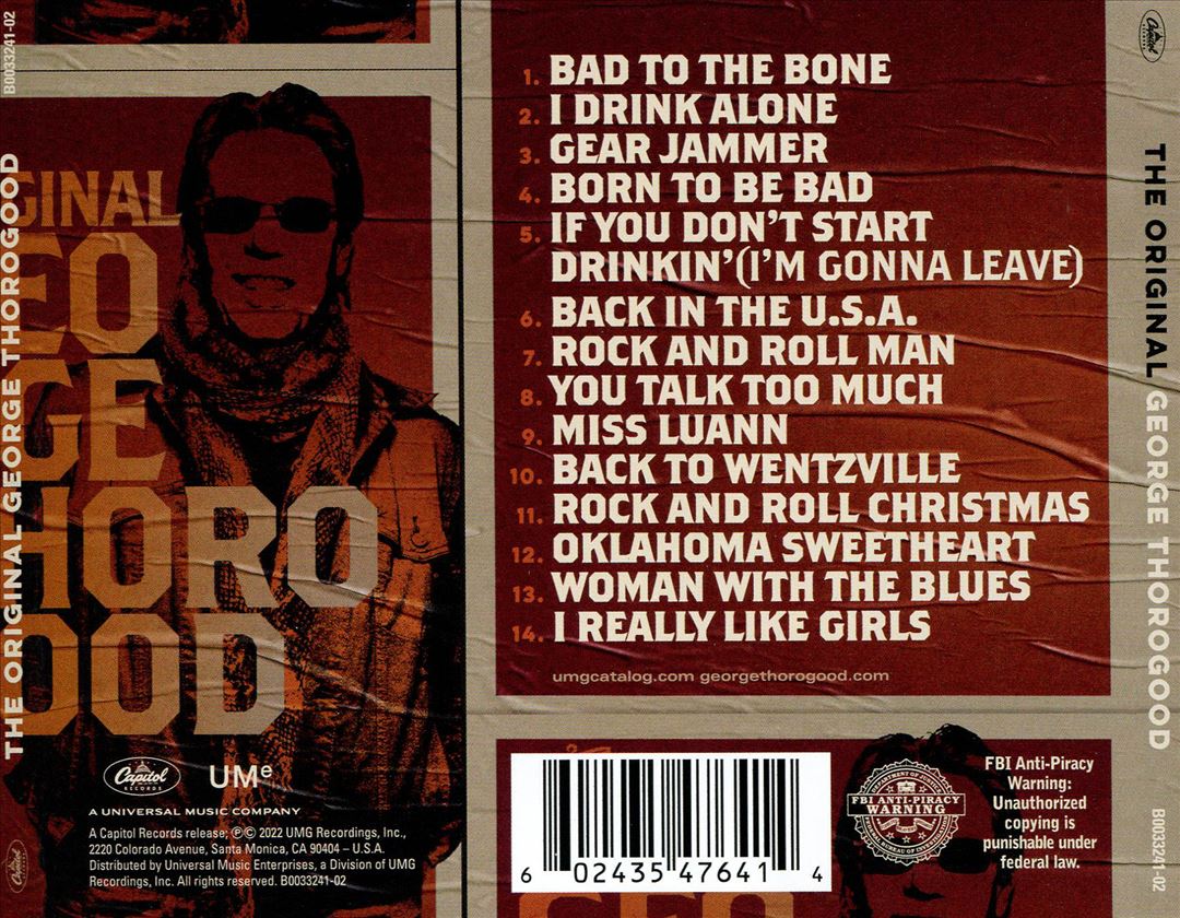Original George Thorogood cover art