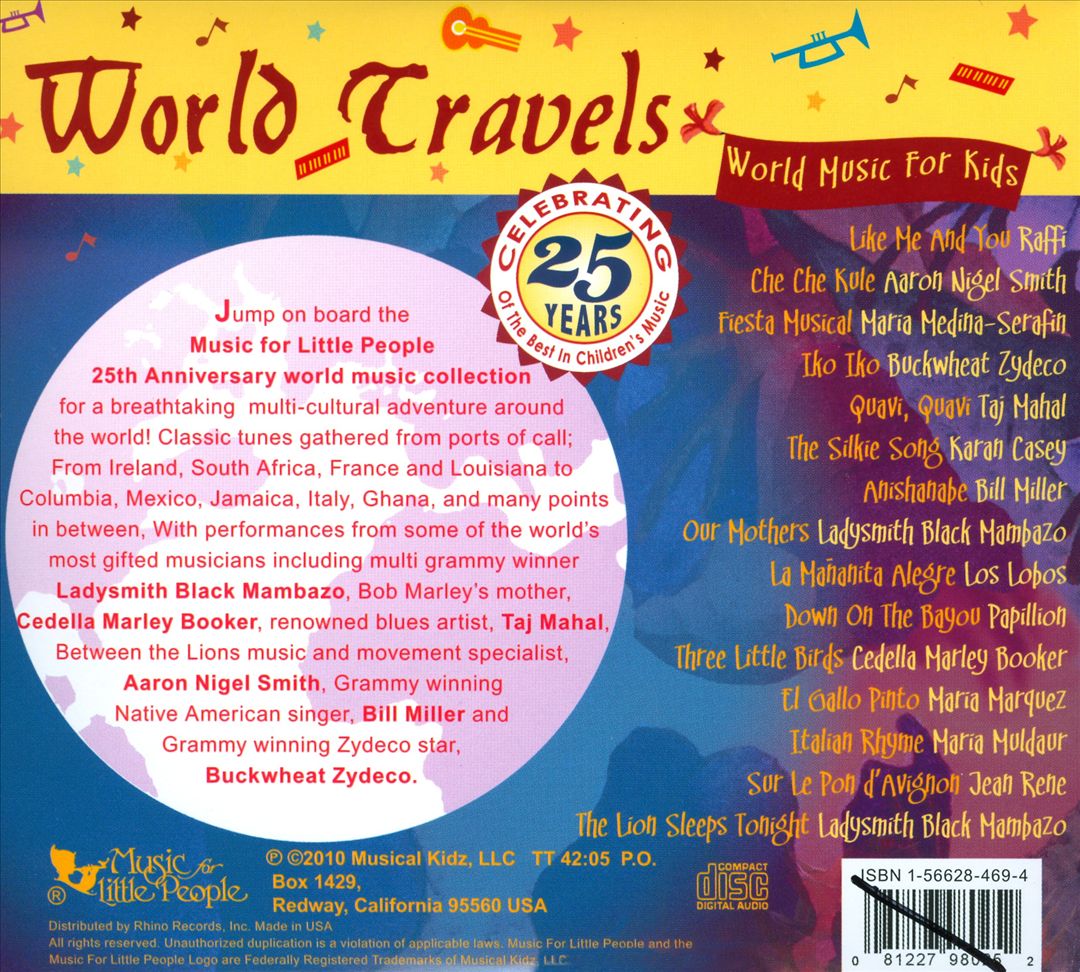 World Travels: World Music For Kids cover art