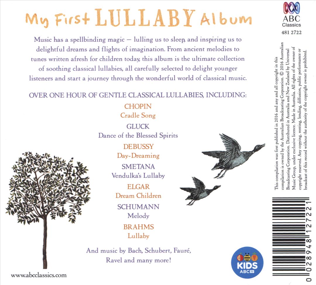 My First Lullaby Album cover art