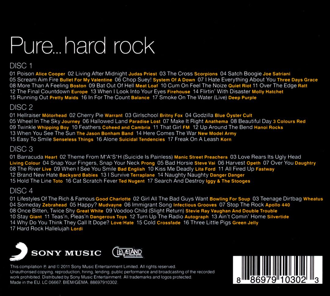 Pure... Hard Rock cover art