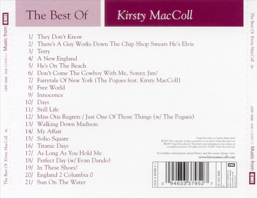 Best of Kirsty MacColl cover art