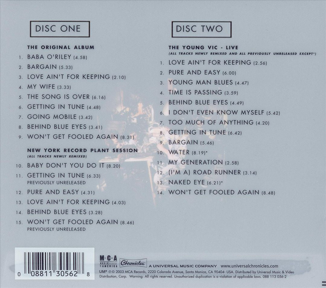 Who's Next [Deluxe Edition] cover art