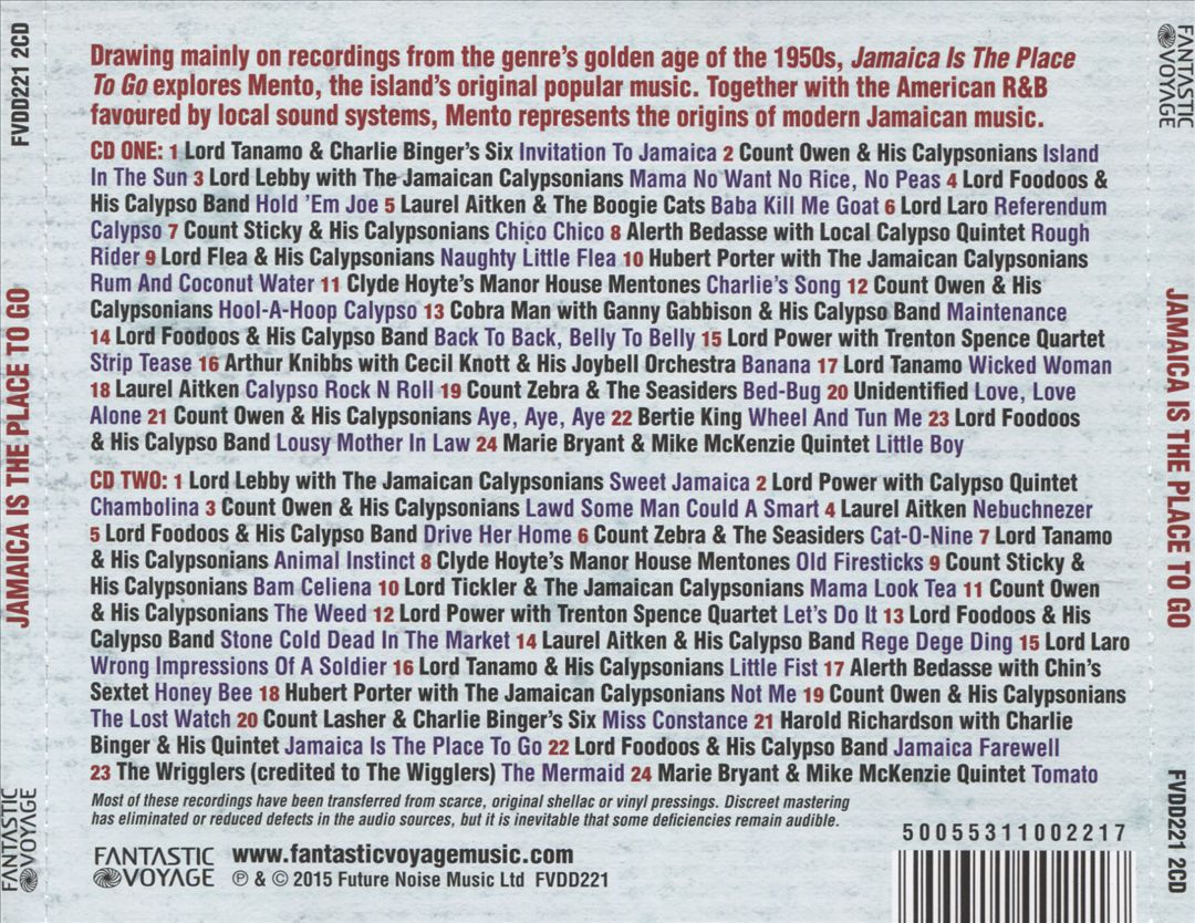 Jamaica Is the Place to Go cover art