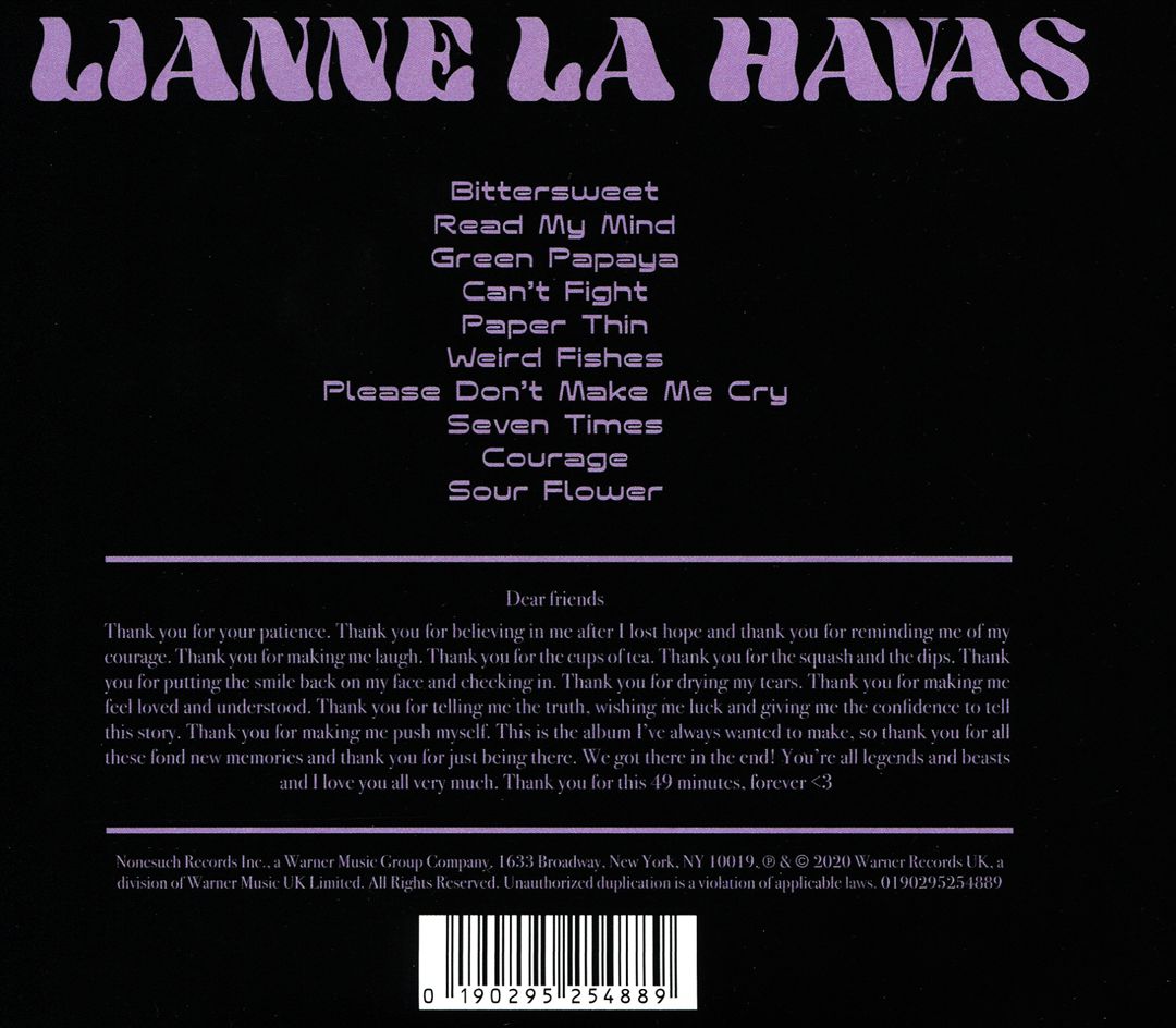 Lianne La Havas cover art