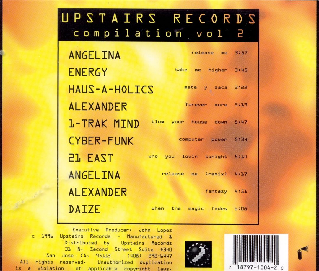 Upstairs Records Compilation, Vol. 3 cover art