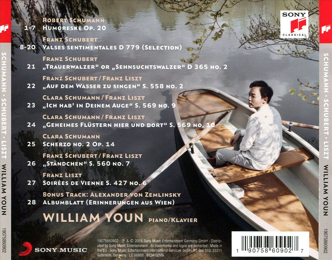 Schumann, Schubert, Liszt cover art