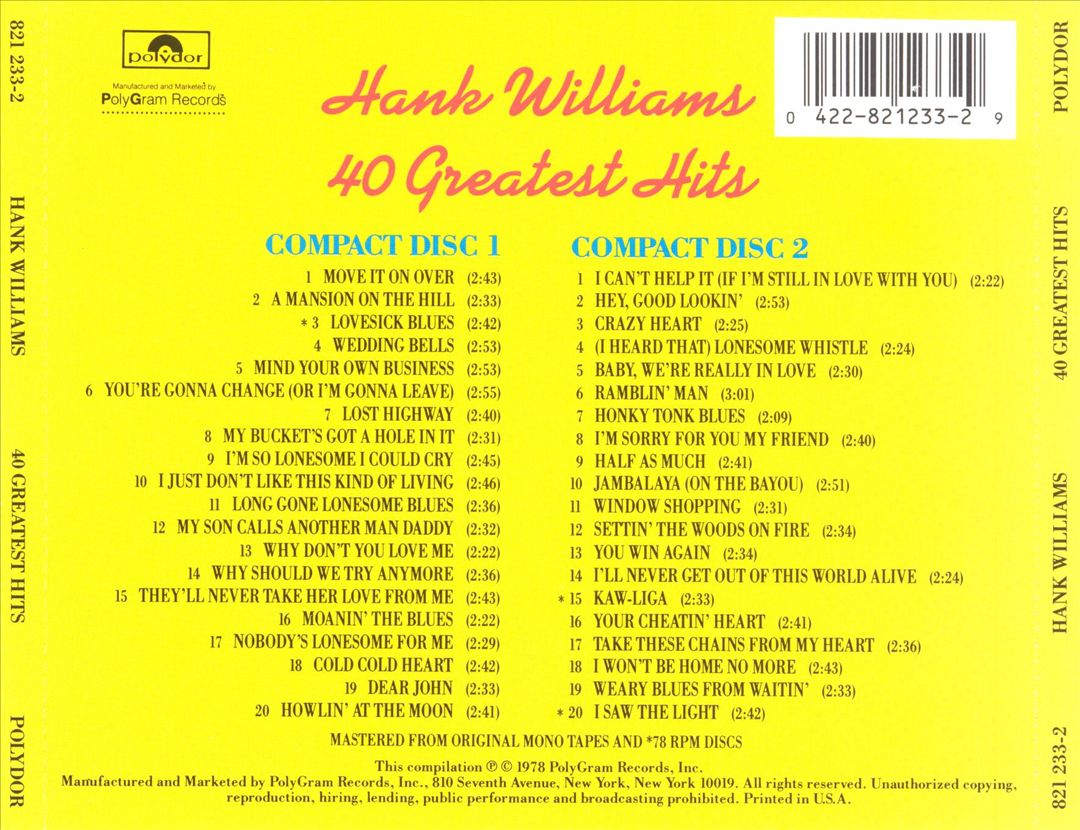 40 Greatest Hits cover art