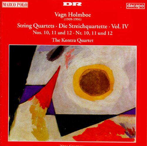 Vagn Holboe: String Quartets, Vol. 4 cover art