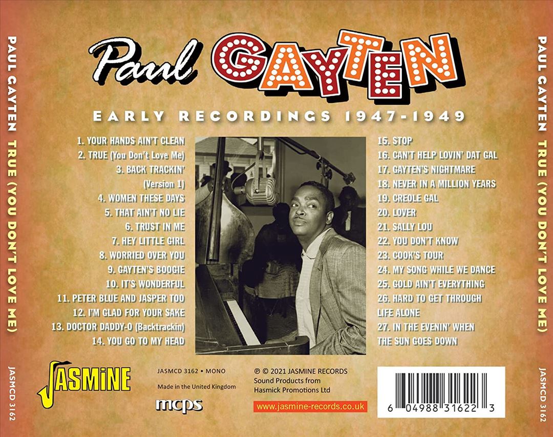 True (You Don't Love Me): Early Recordings 1947-1949 cover art