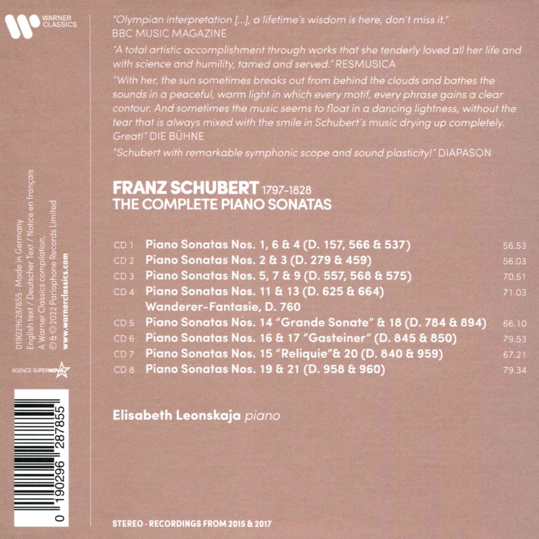 Schubert: The Complete Piano Sonatas cover art