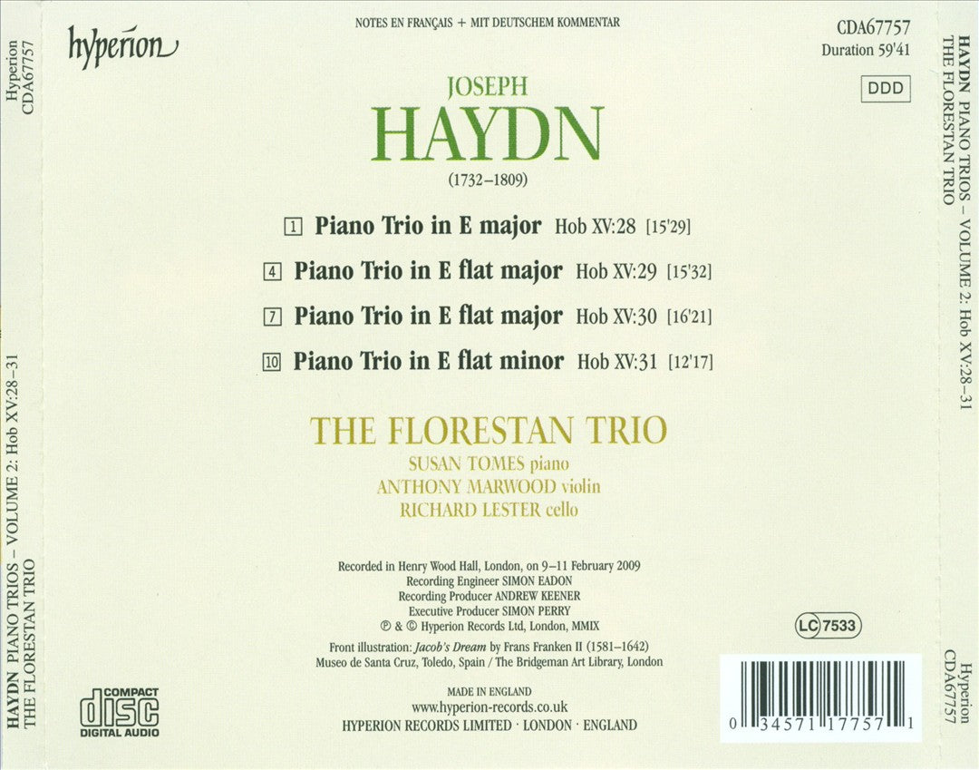 Haydn: Piano Trios, Vol. 2 cover art