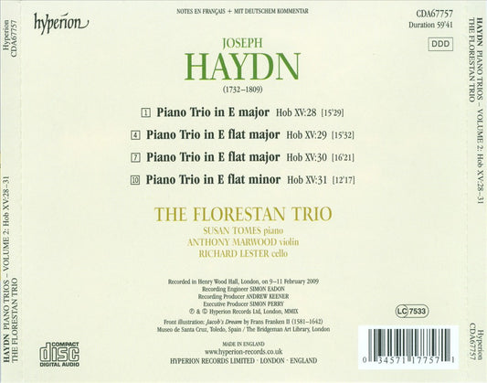 Haydn: Piano Trios, Vol. 2 cover art
