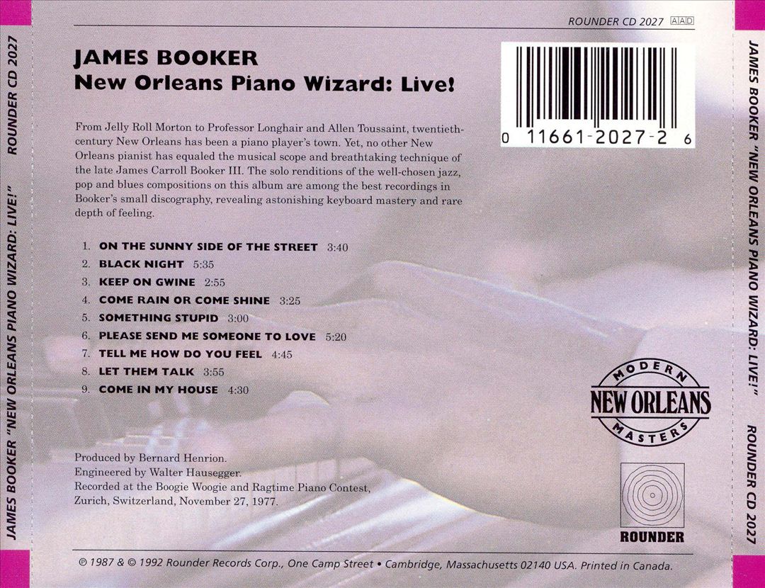 New Orleans Piano Wizard: Live! cover art
