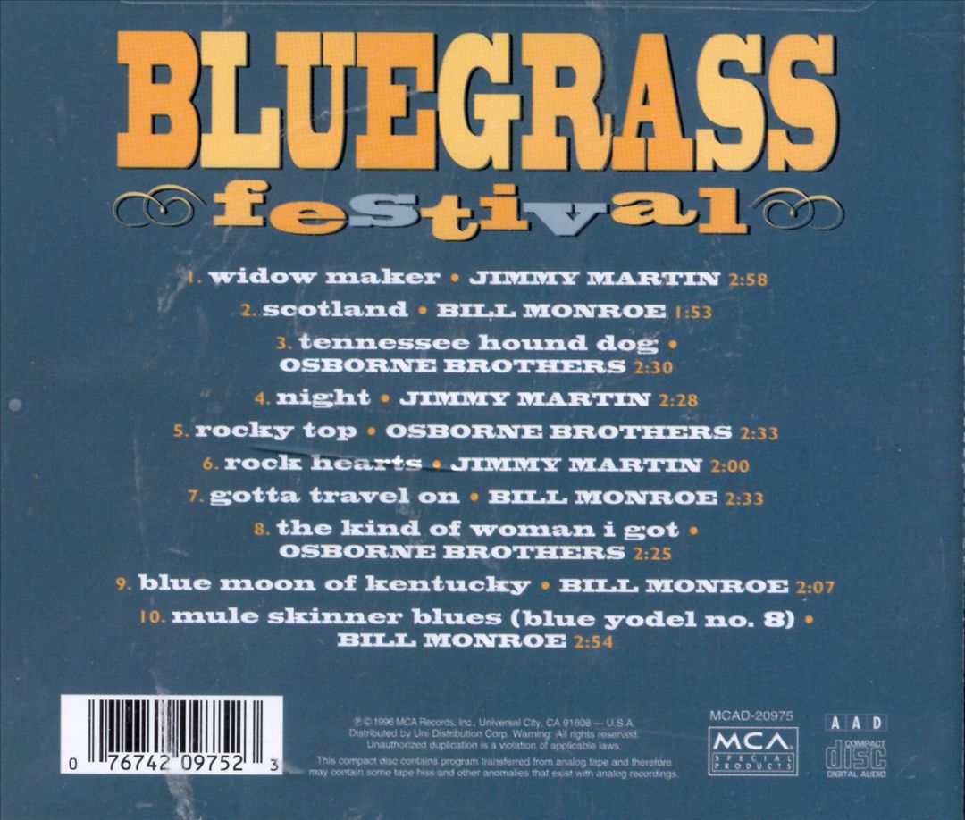 Bluegrass Festival cover art