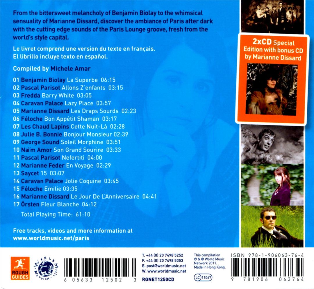 Rough Guide to Paris Lounge cover art