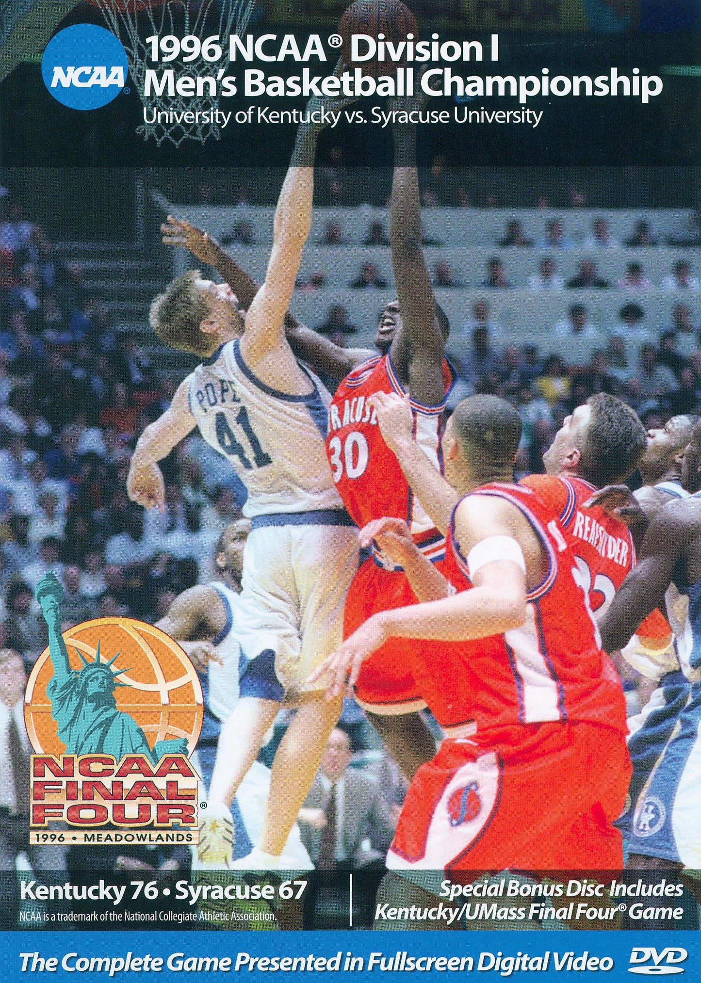 1996 Kentucky/Syracuse cover art