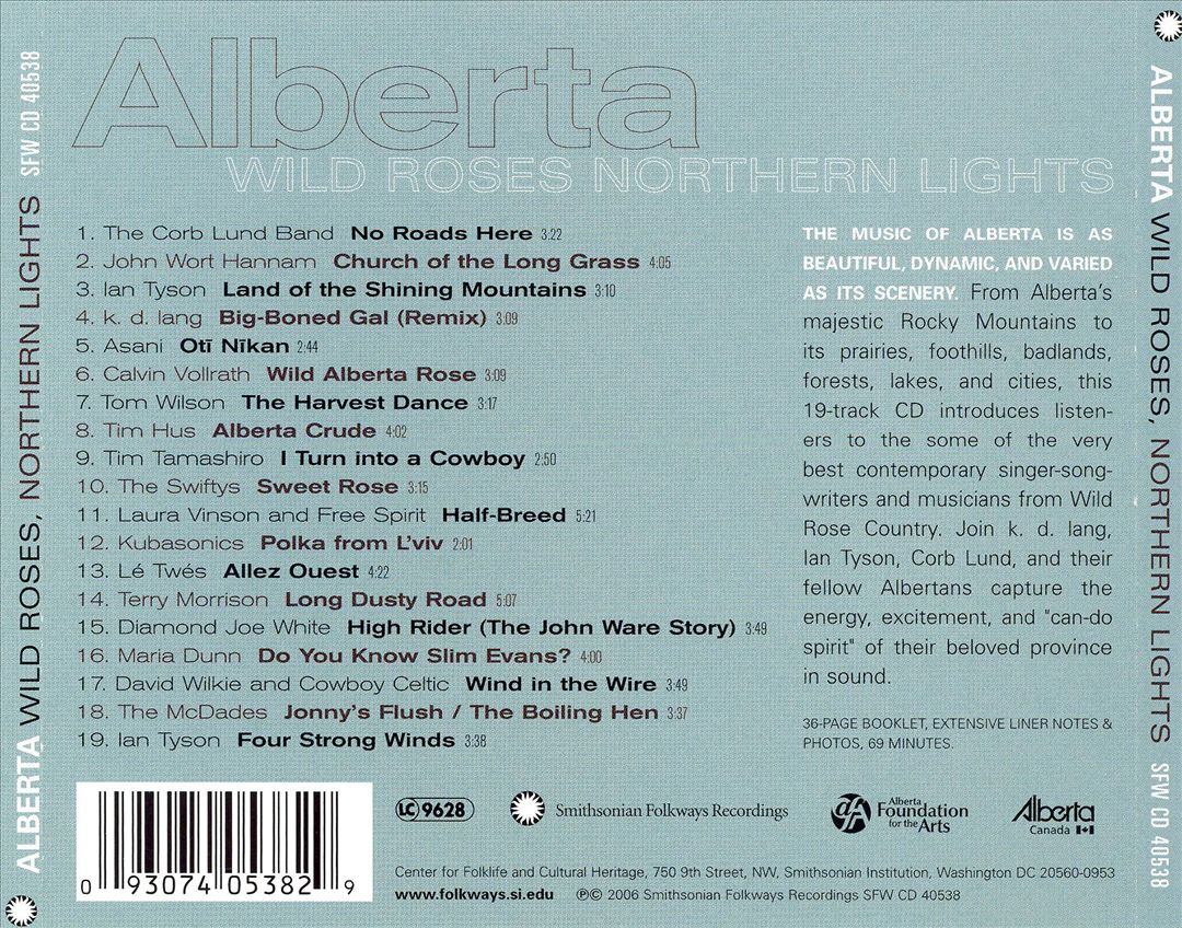 Alberta: Wild Roses, Northern Lights cover art