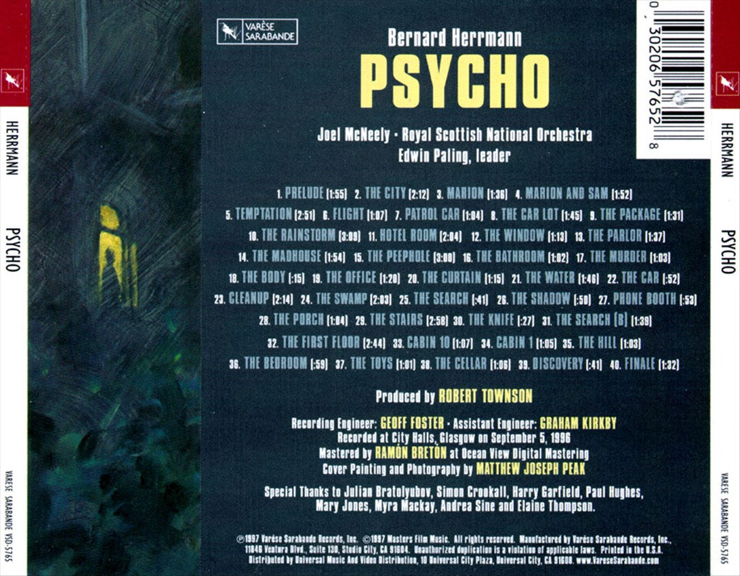 Psycho [Complete Original Motion Picture Score] cover art