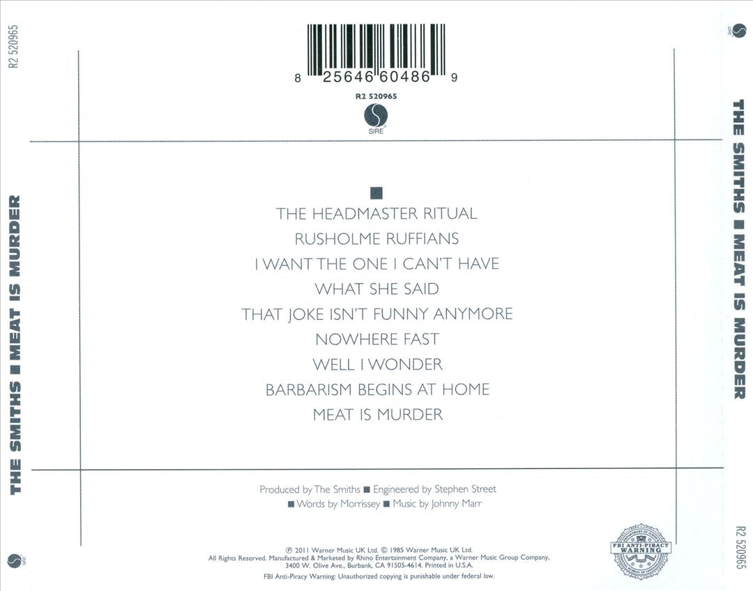 Meat Is Murder cover art