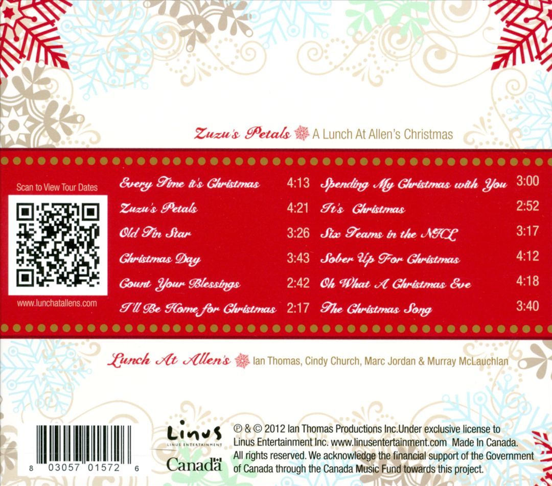Lunch at Allen's Christmas: Zuzu's Petals cover art