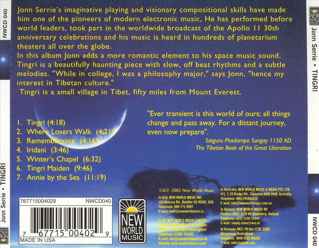 Tingri cover art