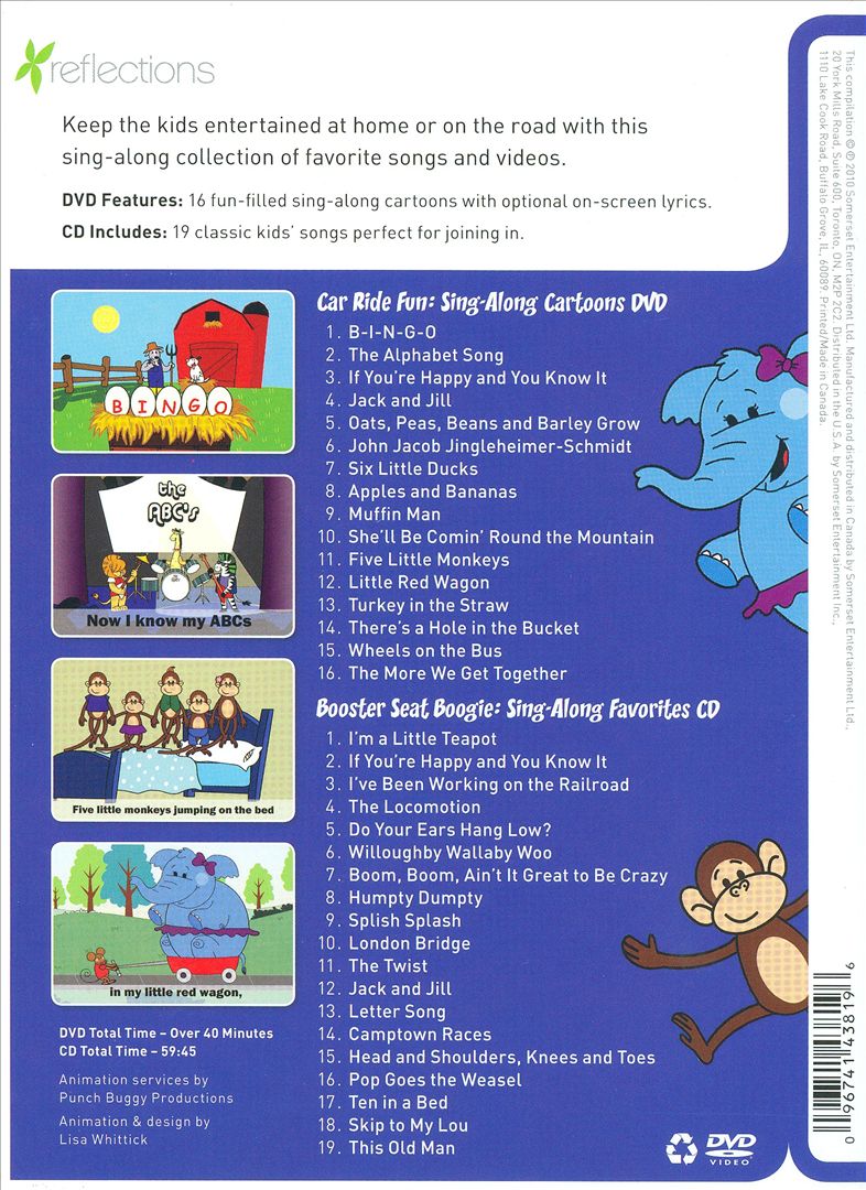 Car Ride Fun: Sing-Along Cartoons cover art