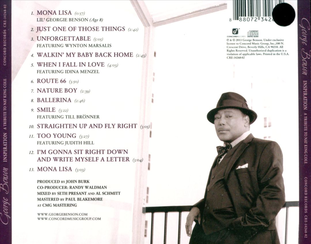 Inspiration: A Tribute to Nat King Cole cover art