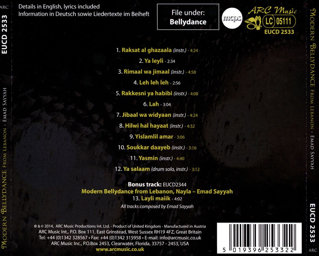 Modern Bellydance From Lebanon: Sunset Princess cover art