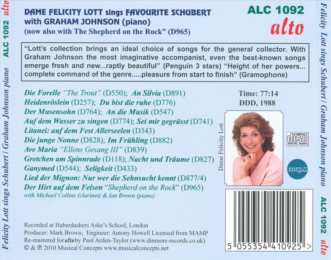 Schubert Favourites cover art