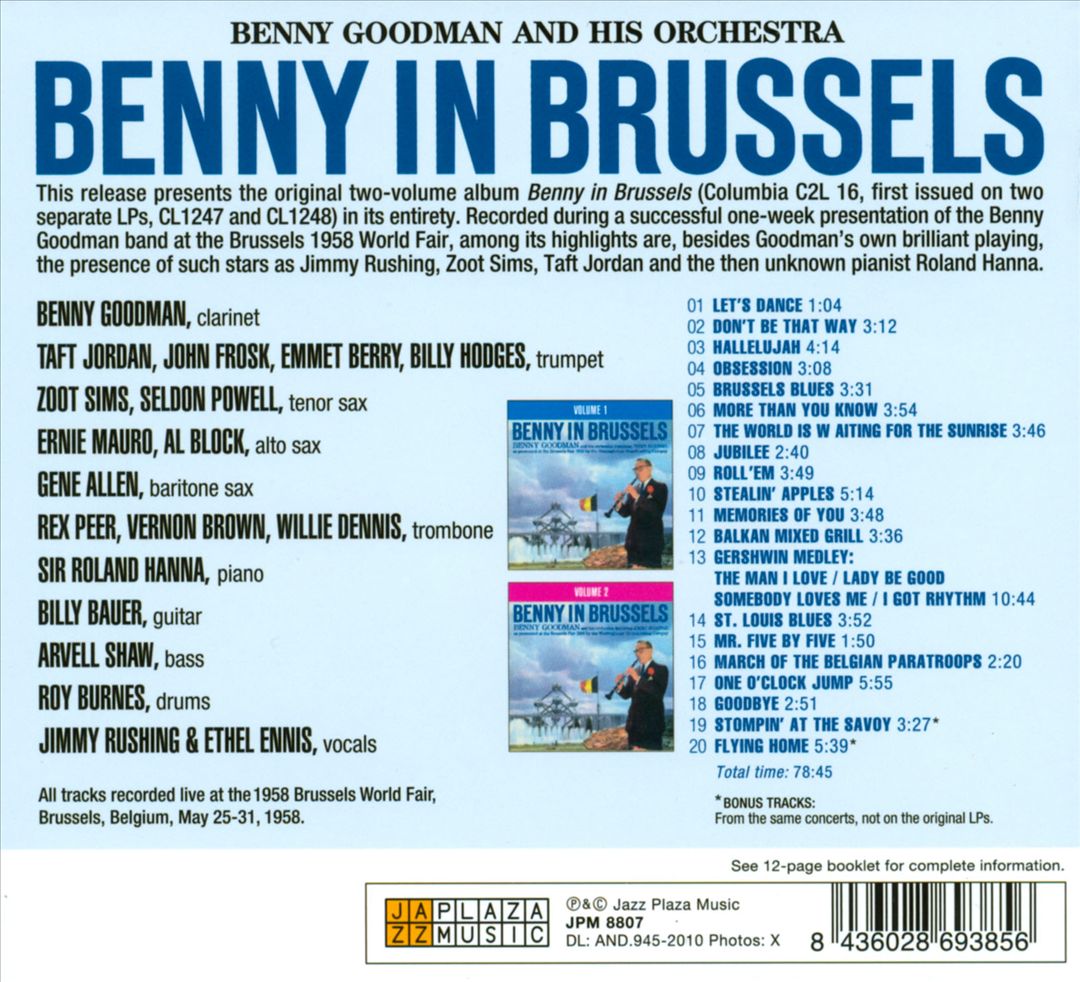 Benny in Brussels cover art