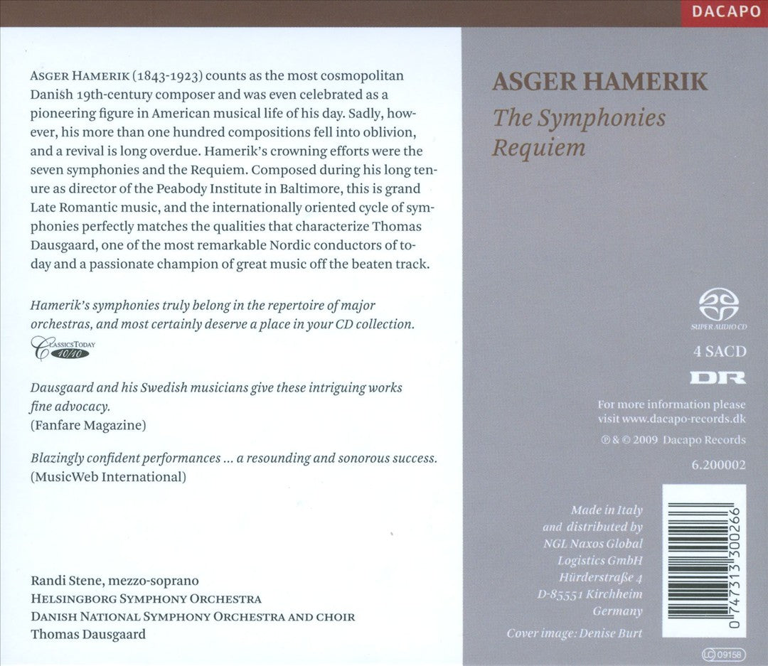Asger Hamerik: The Symphonies cover art