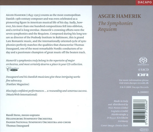 Asger Hamerik: The Symphonies cover art