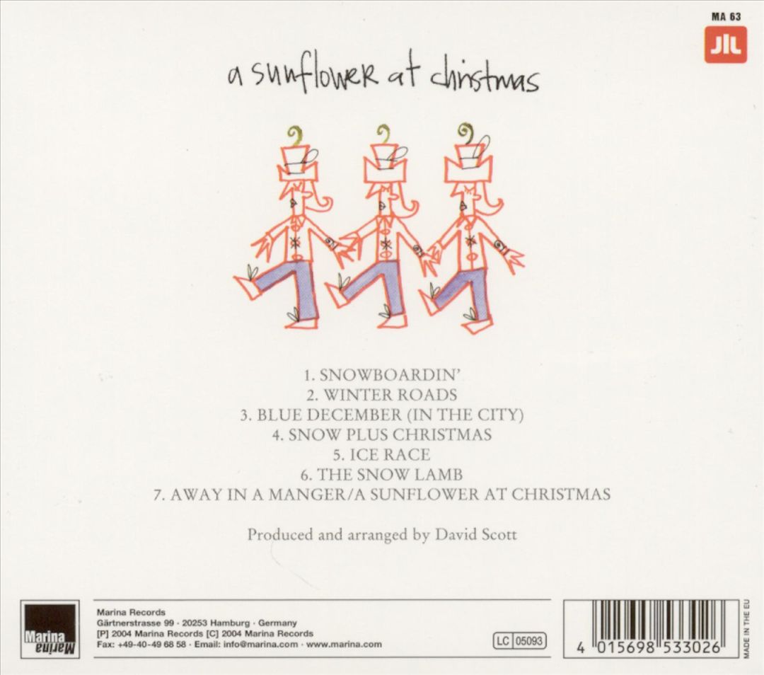 Sunflower at Christmas cover art