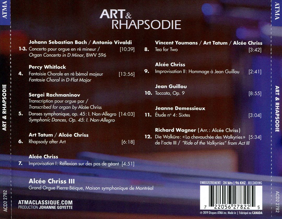 Art & Rhapsodie cover art