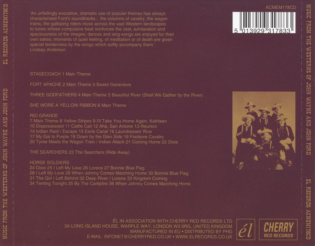 Music from the Westerns of John Wayne and John Ford cover art