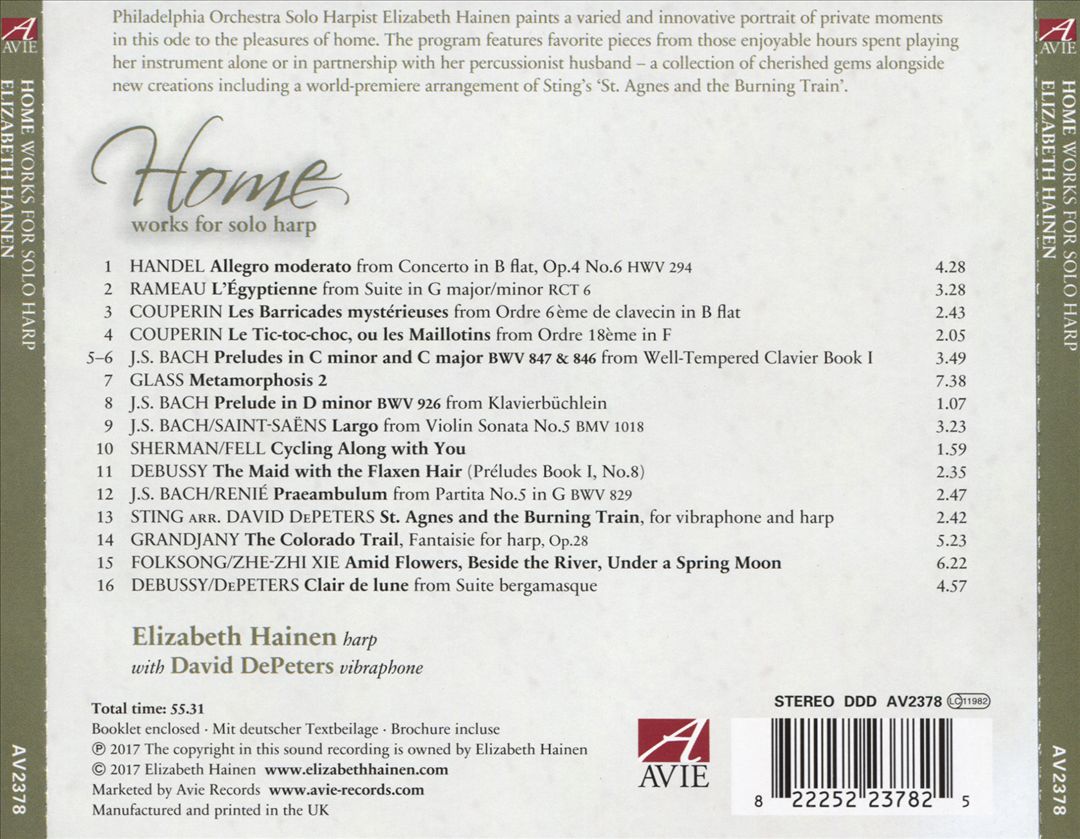 Home: Works for Solo Harp cover art