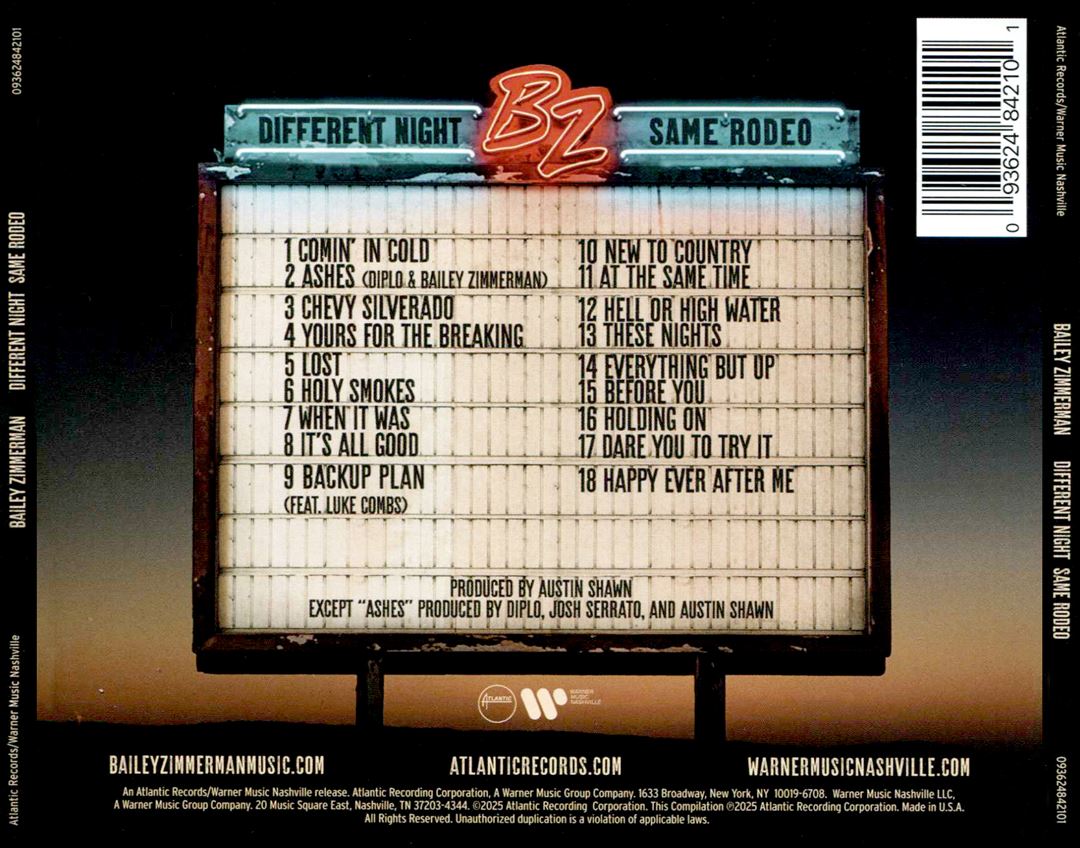 Different Night Same Rodeo cover art