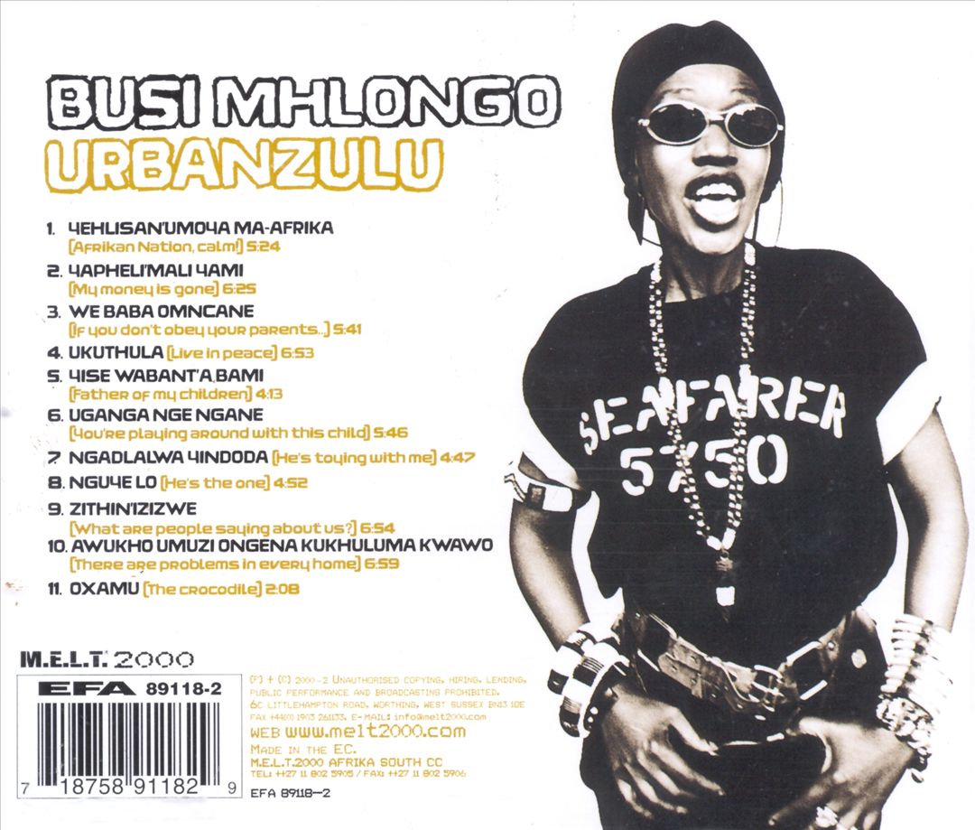 Urban Zulu cover art