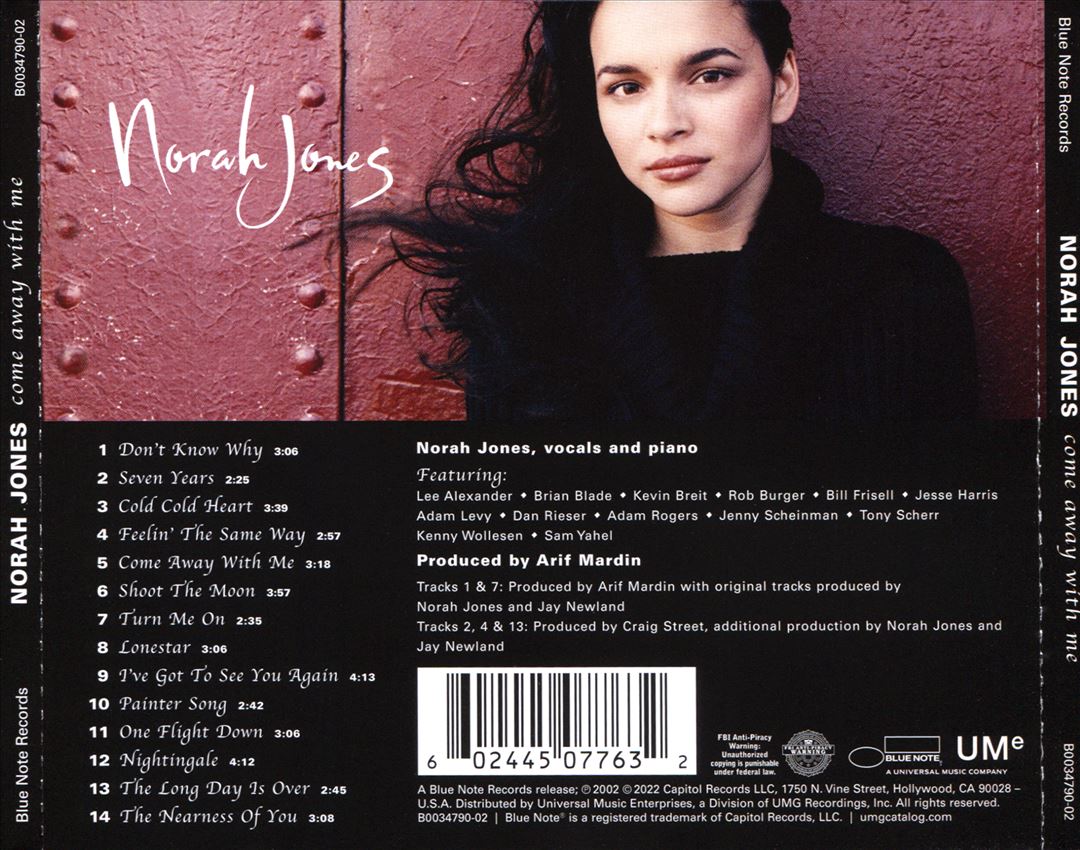 Come Away With Me [20th Anniversary] cover art