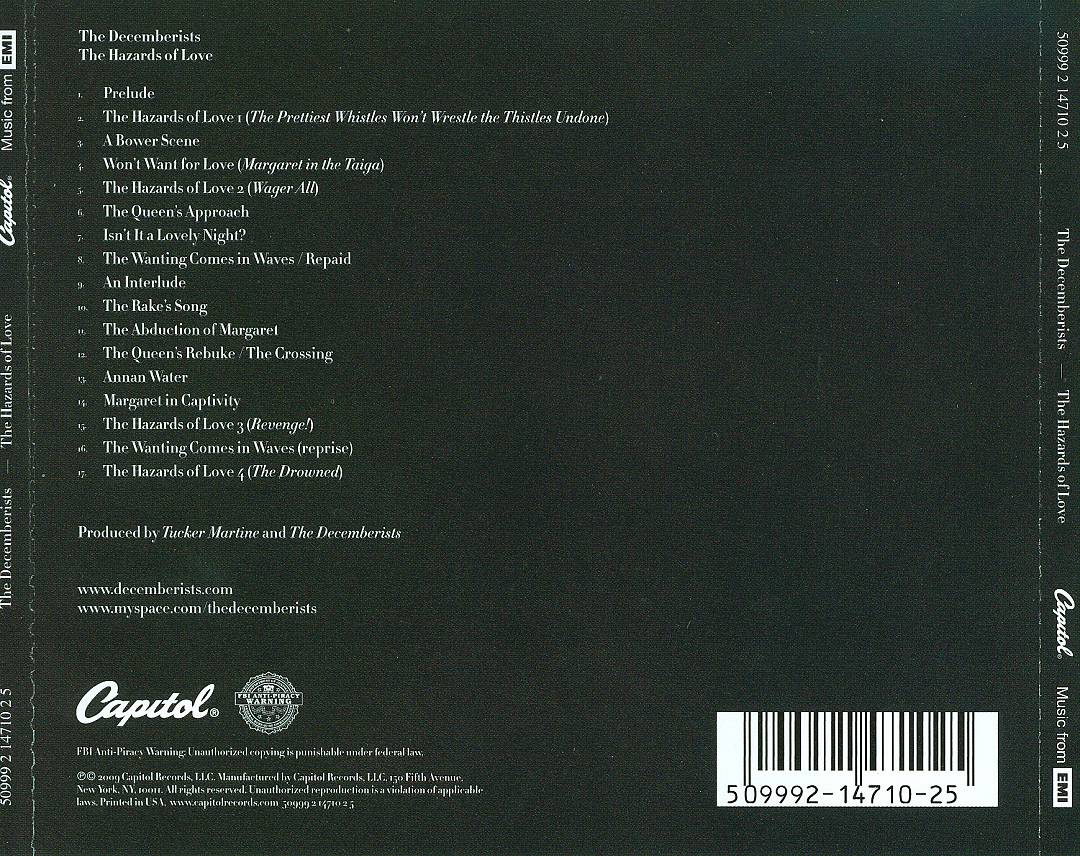Hazards of Love cover art