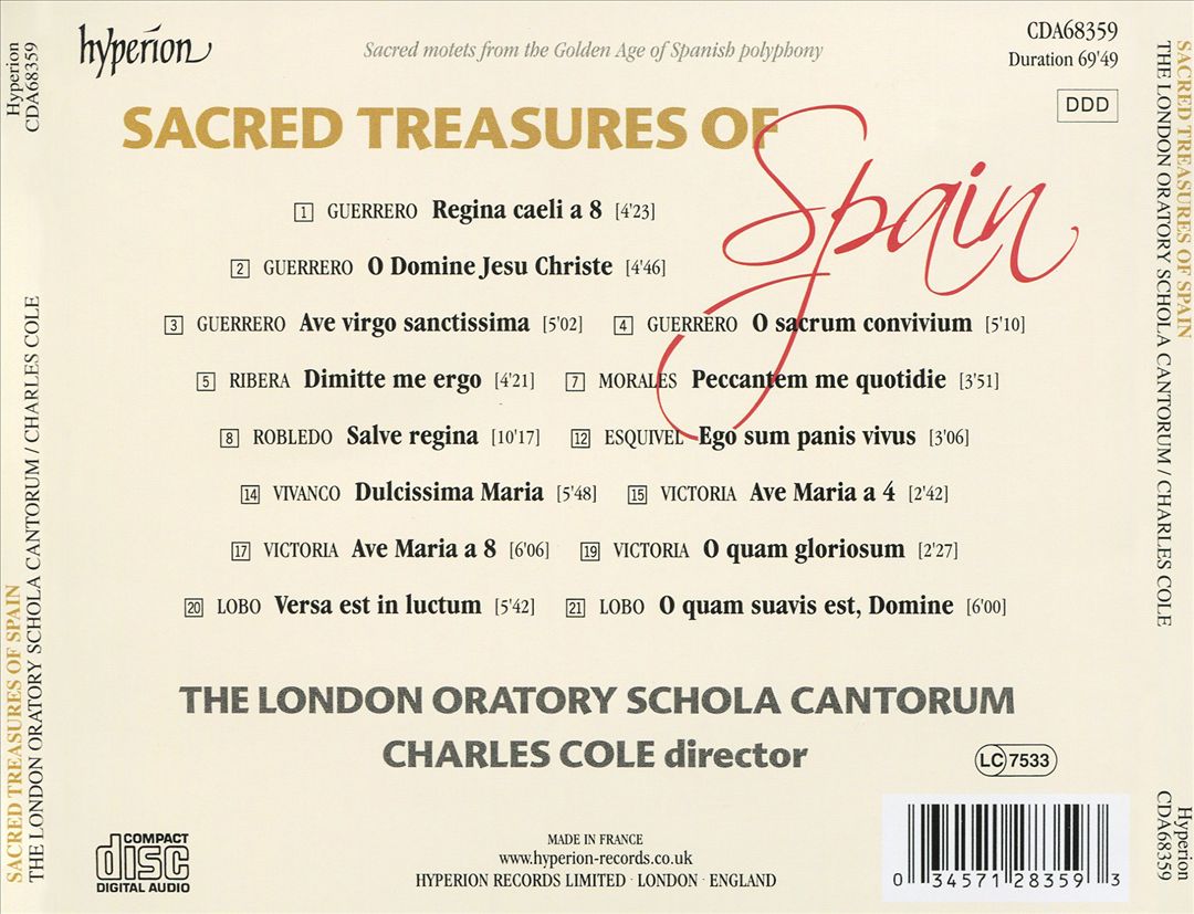 Sacred Treasures of Spain cover art