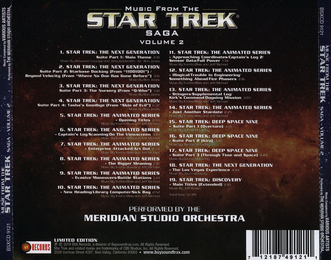 Music From the Star Trek Saga, Vol. 2 cover art