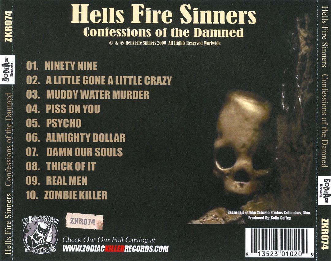 Confessions of the Damned cover art