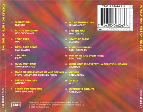 Totally Number 1 Hits of the 70's cover art